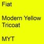 Preview: Fiat, Modern Yellow Tricoat, MYT.